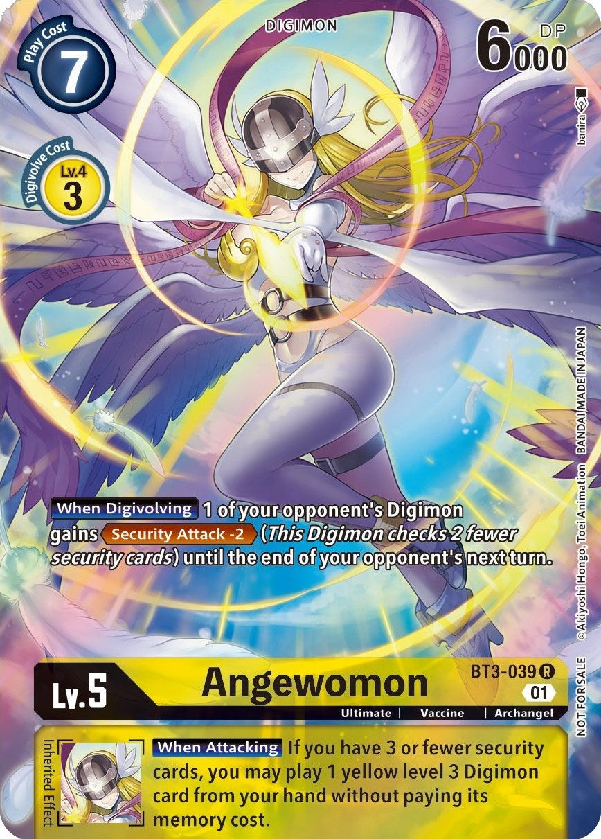 Image for Angewomon (1-Year Anniversary Box Topper) (BT01-03A) (BT3-039 R) - Digimon Card Game