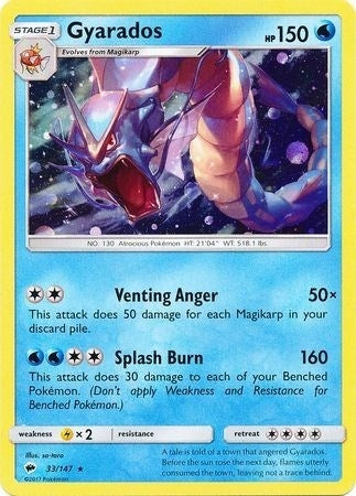 Image for Gyarados - 33/147 (Cosmos Holo) (Blister Exclusives) (033/147) - Pokemon