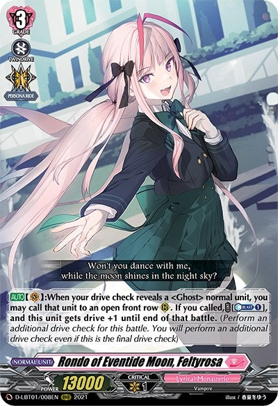 Image for Rondo of Eventide Moon, Feltyrosa (D-LBT01: Lyrical Melody) (D-LBT01/008EN) - Cardfight Vanguard