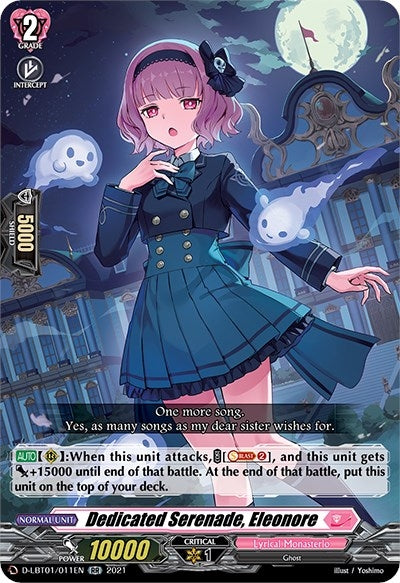 Image for Dedicated Serenade, Eleonore (D-LBT01: Lyrical Melody) (D-LBT01/011EN) - Cardfight Vanguard