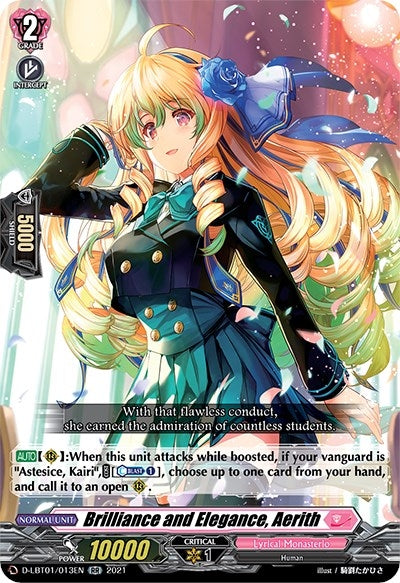 Image for Brilliance and Elegance, Aerith (D-LBT01: Lyrical Melody) (D-LBT01/013EN) - Cardfight Vanguard
