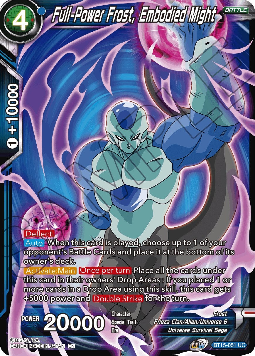 Image for Full-Power Frost, Embodied Might (Saiyan Showdown) (BT15-051) - Dragon Ball Super: Masters