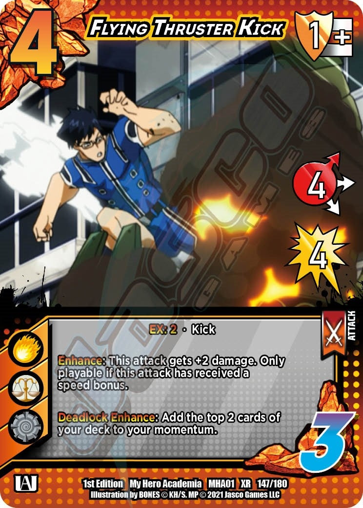Image for Flying Thruster Kick (XR) (UniVersus: My Hero Academia) (147/180) - UniVersus