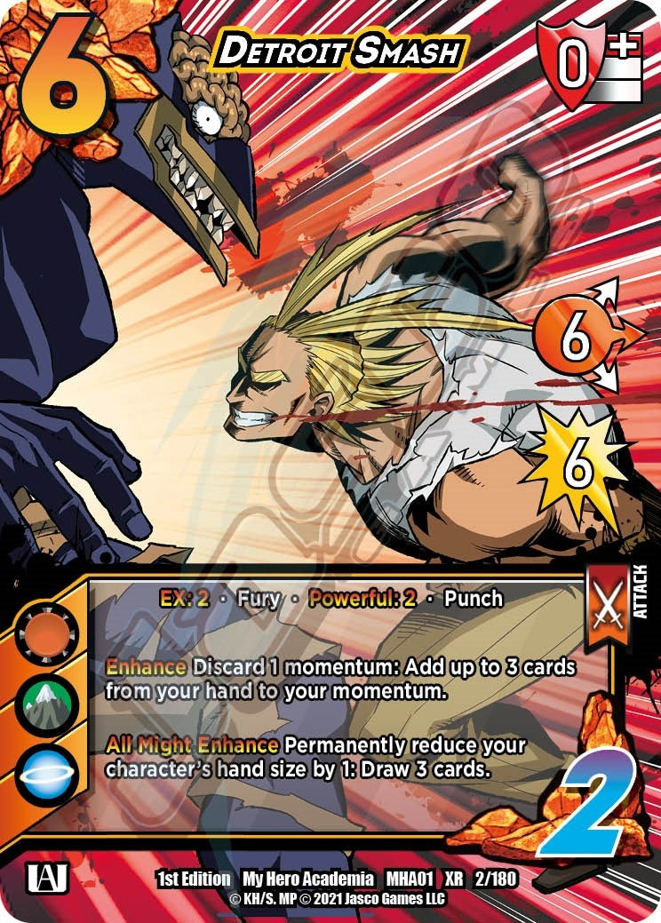 Image for Detroit Smash (XR) (UniVersus: My Hero Academia) (2/180) - UniVersus