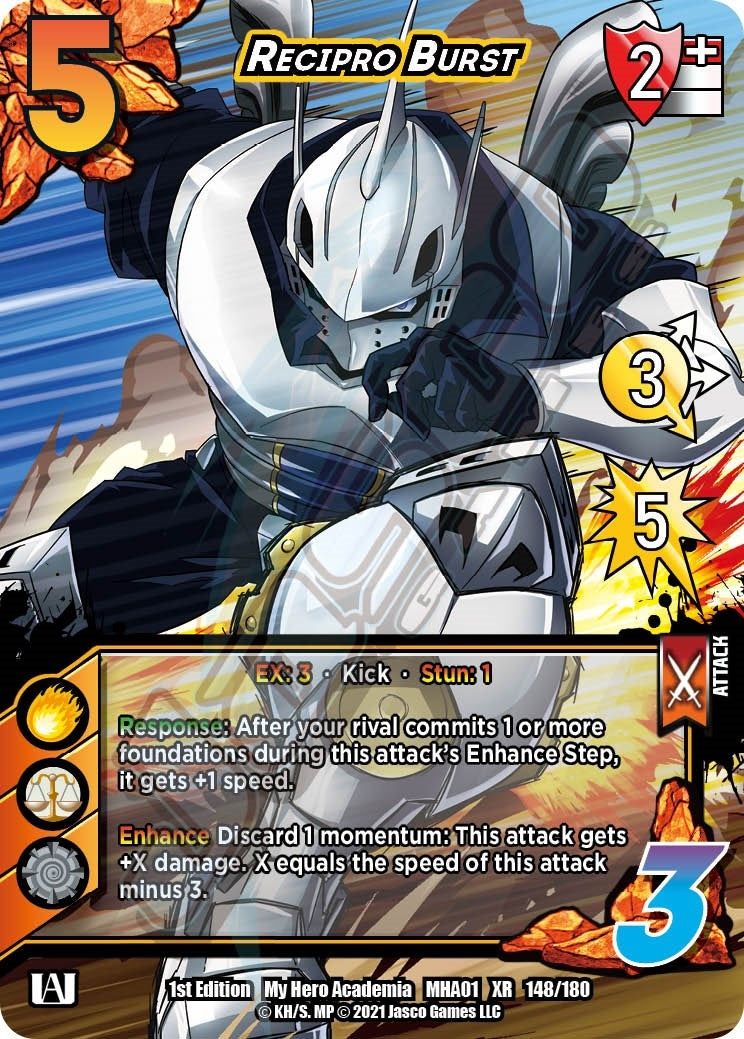 Image for Recipro Burst (XR) (UniVersus: My Hero Academia) (148/180) - UniVersus