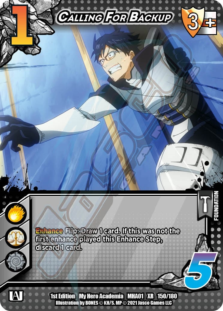 Image for Calling for Backup (XR) (UniVersus: My Hero Academia) (150/180) - UniVersus