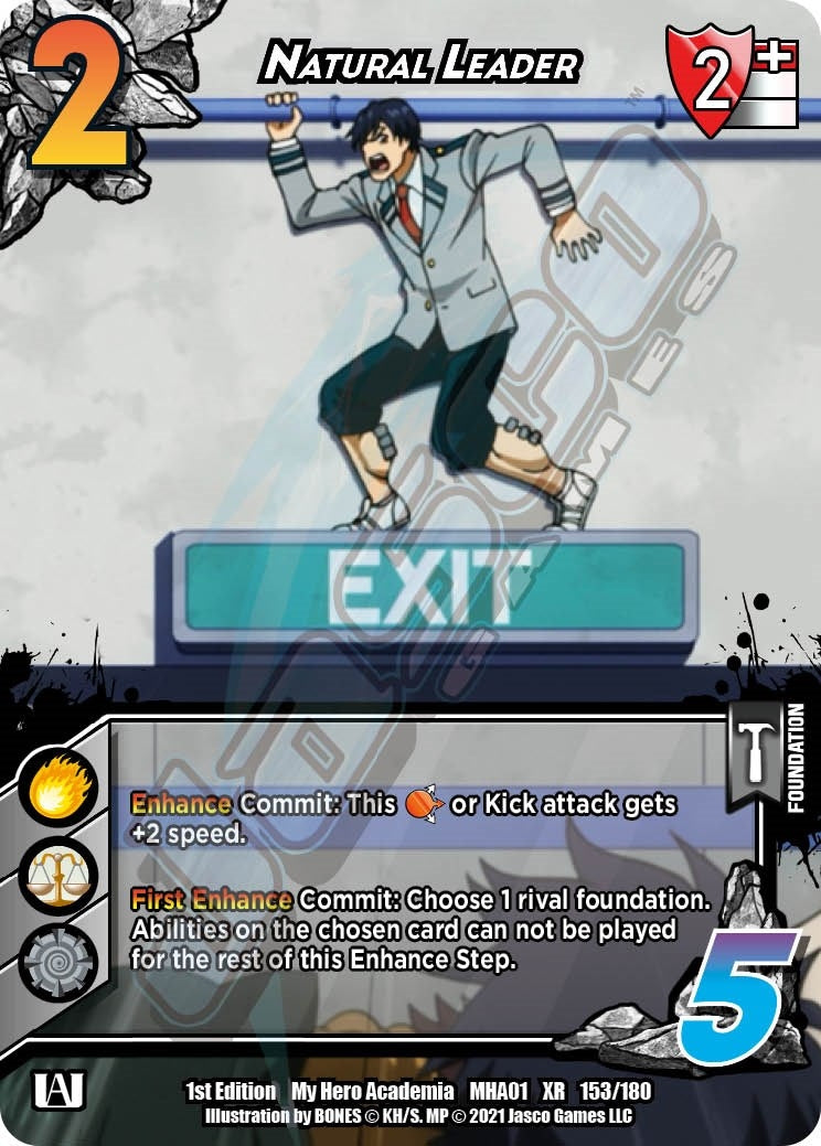 Image for Natural Leader (XR) (UniVersus: My Hero Academia) (153/180) - UniVersus