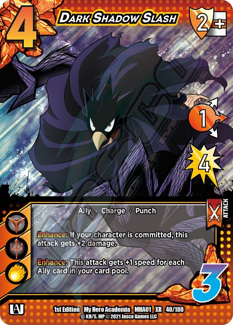 Image for Dark Shadow Slash (XR) (UniVersus: My Hero Academia) (40/180) - UniVersus