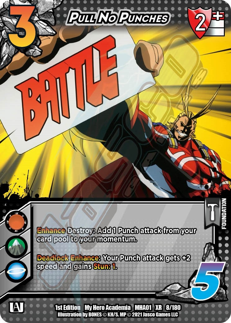 Image for Pull No Punches (XR) (UniVersus: My Hero Academia) (8/180) - UniVersus
