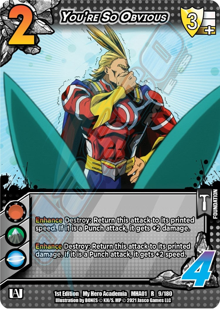 Image for You're So Obvious (UniVersus: My Hero Academia) (9/180) - UniVersus