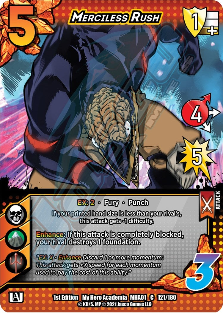 Image for Merciless Rush (UniVersus: My Hero Academia) (121/180) - UniVersus