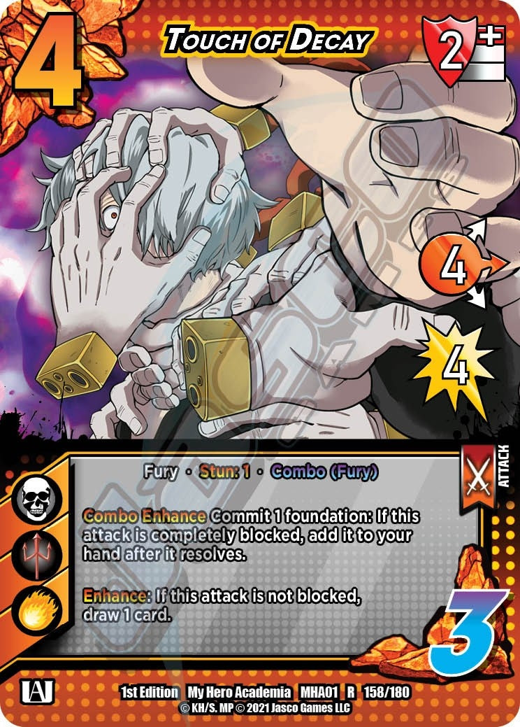 Image for Touch of Decay (UniVersus: My Hero Academia) (158/180) - UniVersus