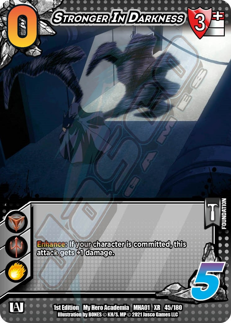 Image for Stronger in Darkness (XR) (UniVersus: My Hero Academia) (45/180) - UniVersus
