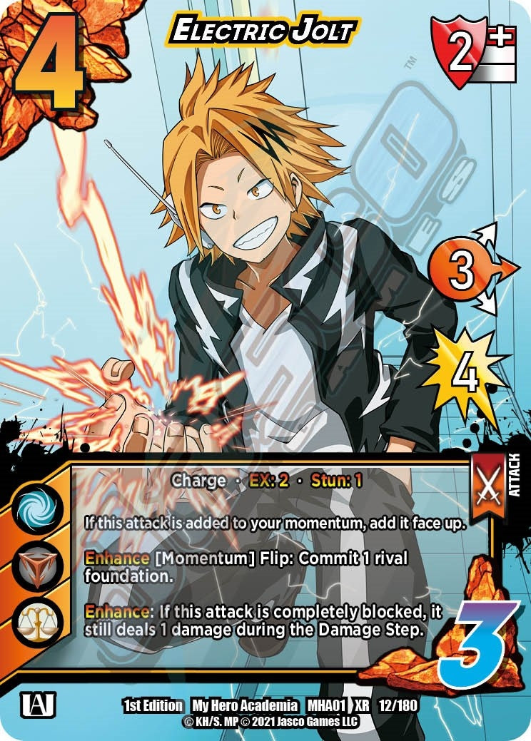 Image for Electric Jolt (XR) (UniVersus: My Hero Academia) (12/180) - UniVersus