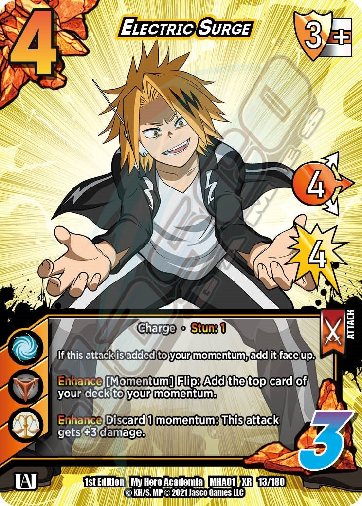 Image for Electric Surge (XR) (UniVersus: My Hero Academia) (13/180) - UniVersus