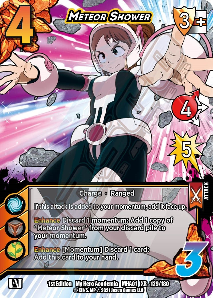 Image for Meteor Shower (XR) (UniVersus: My Hero Academia) (129/180) - UniVersus
