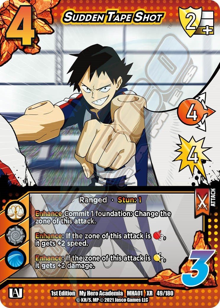 Image for Sudden Tape Shot (XR) (UniVersus: My Hero Academia) (49/180) - UniVersus