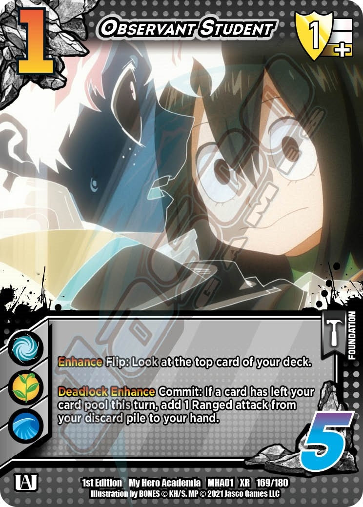 Image for Observant Student (XR) (UniVersus: My Hero Academia) (169/180) - UniVersus