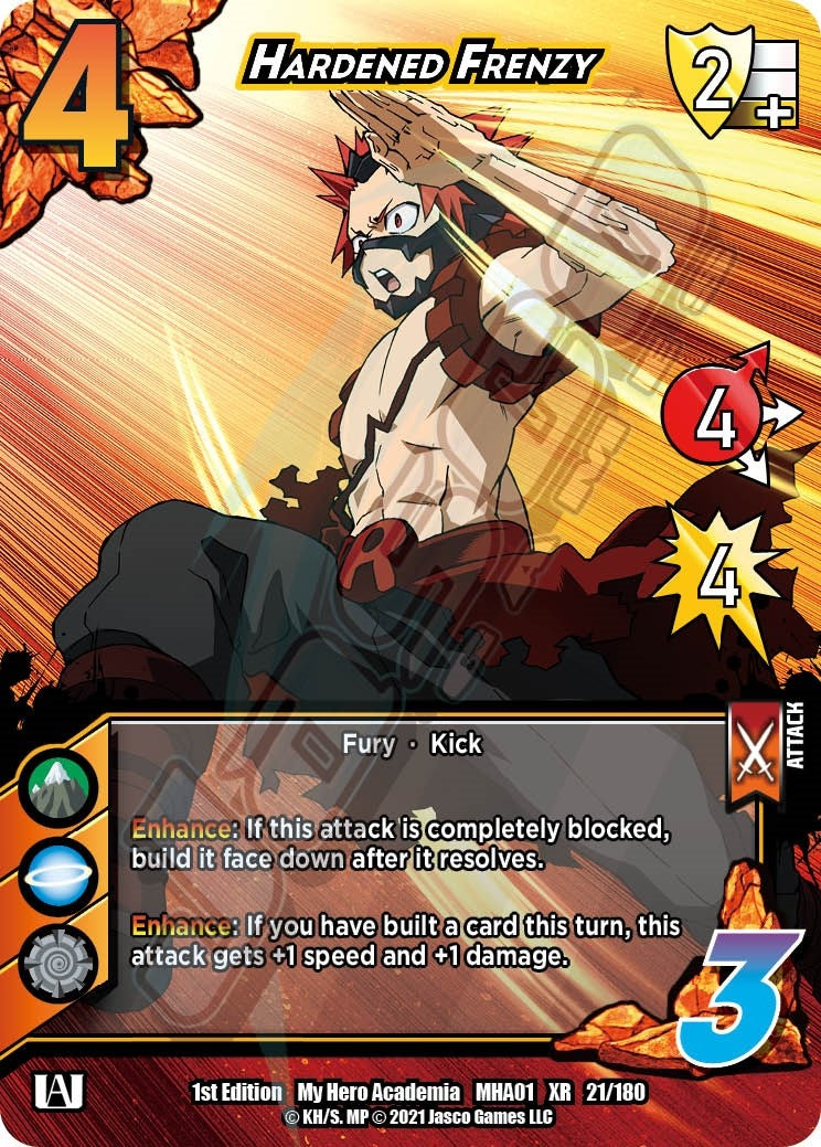 Image for Hardened Frenzy (XR) (UniVersus: My Hero Academia) (21/180) - UniVersus