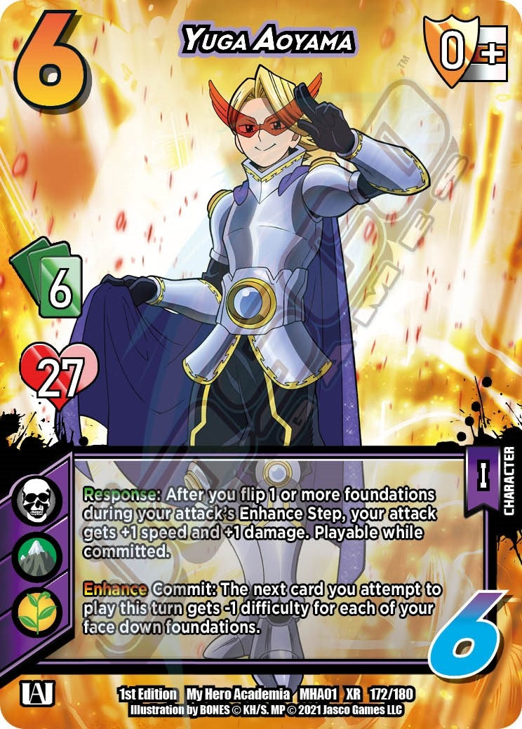 Image for Yuga Aoyama (XR) (UniVersus: My Hero Academia) (172/180) - UniVersus