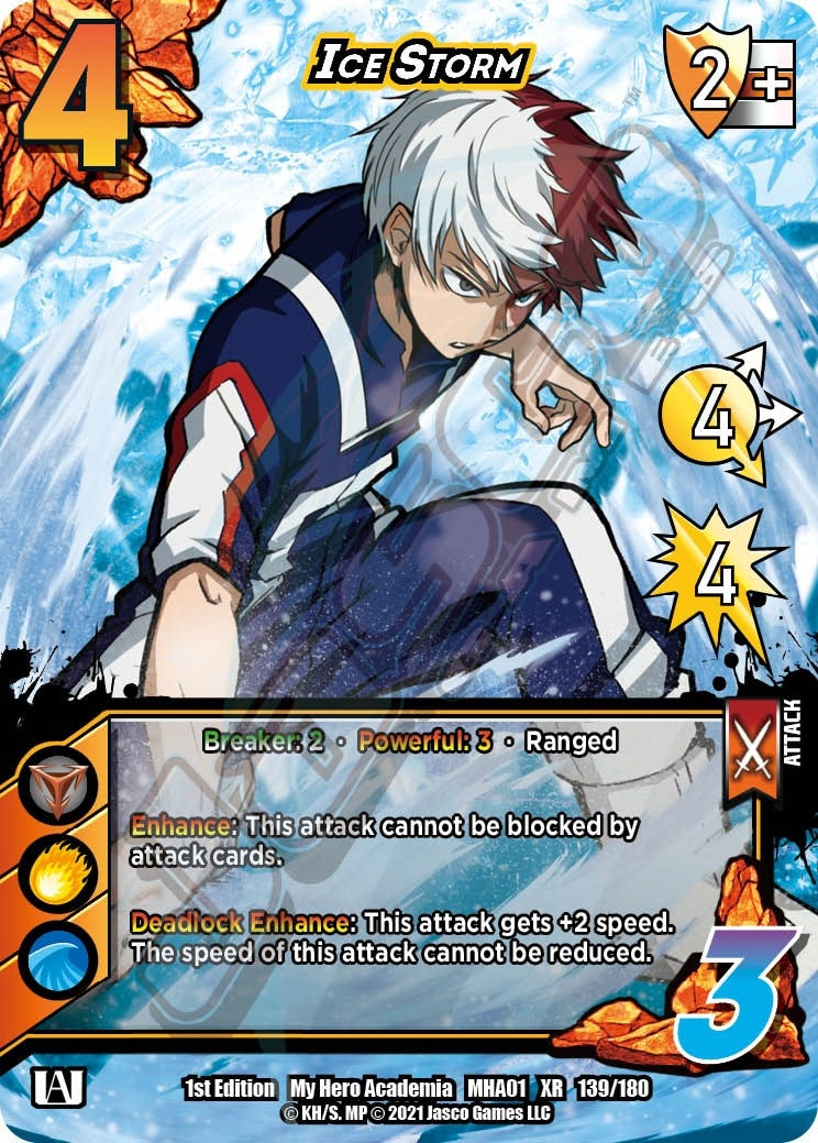 Image for Ice Storm (XR) (UniVersus: My Hero Academia) (139/180) - UniVersus