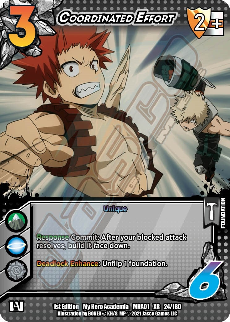 Image for Coordinated Effort (XR) (UniVersus: My Hero Academia) (24/180) - UniVersus