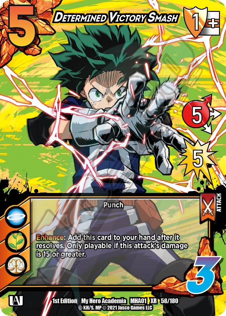 Image for Determined Victory Smash (XR) (UniVersus: My Hero Academia) (58/180) - UniVersus