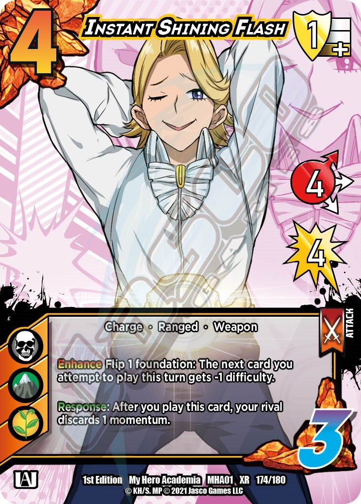 Image for Instant Shining Flash (XR) (UniVersus: My Hero Academia) (174/180) - UniVersus