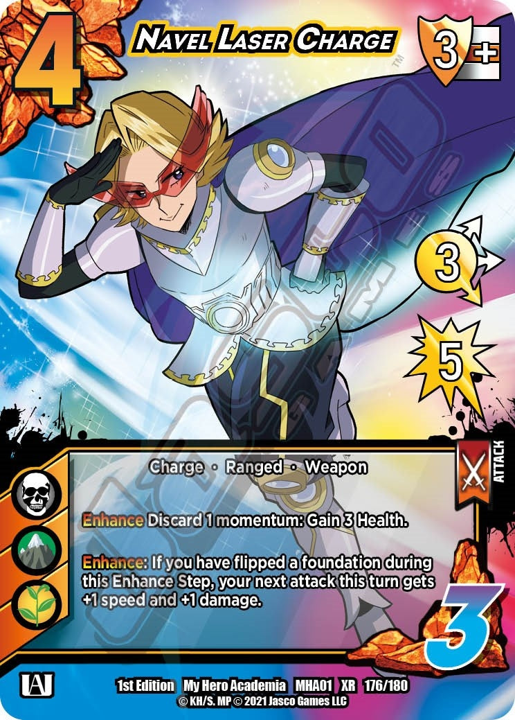 Image for Navel Laser Charge (XR) (UniVersus: My Hero Academia) (176/180) - UniVersus