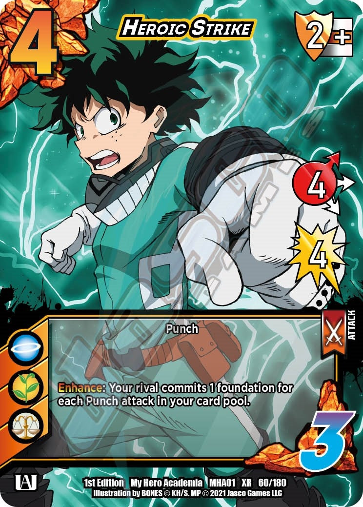 Image for Heroic Strike (XR) (UniVersus: My Hero Academia) (60/180) - UniVersus