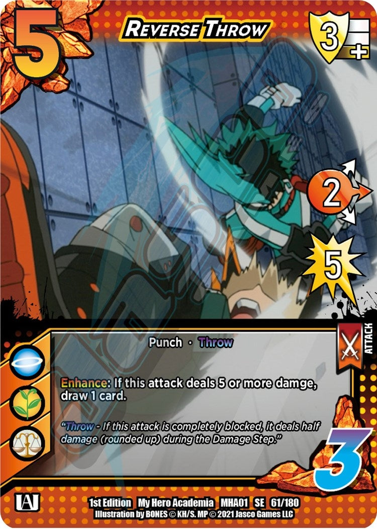 Image for Reverse Throw (UniVersus: My Hero Academia) (61/180) - UniVersus