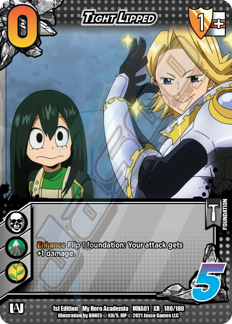 Image for Tight Lipped (XR) (UniVersus: My Hero Academia) (180/180) - UniVersus