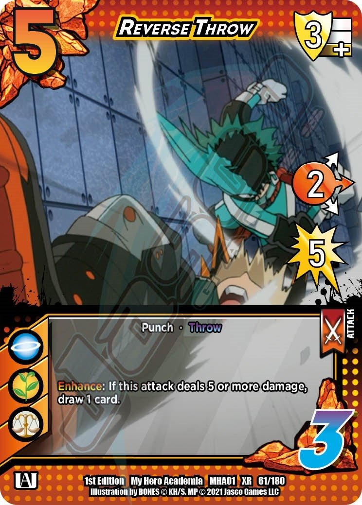 Image for Reverse Throw (XR) (UniVersus: My Hero Academia) (61/180) - UniVersus