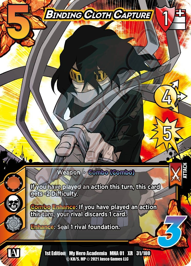 Image for Binding Cloth Capture (XR) (UniVersus: My Hero Academia) (31/180) - UniVersus