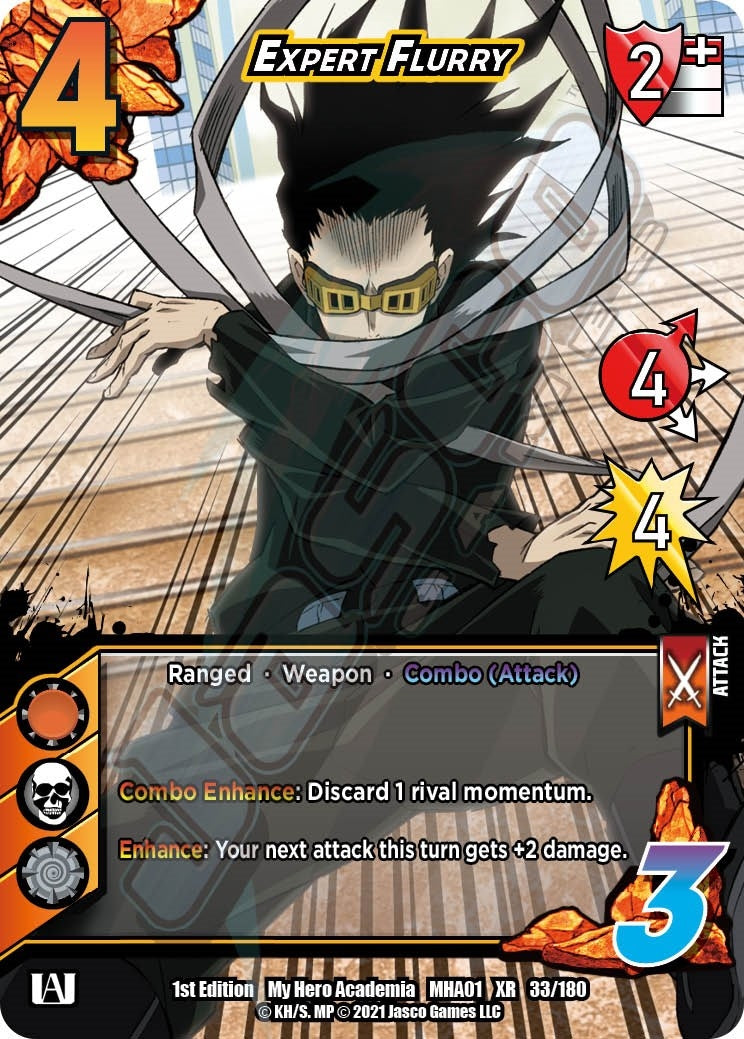 Image for Expert Flurry (XR) (UniVersus: My Hero Academia) (33/180) - UniVersus