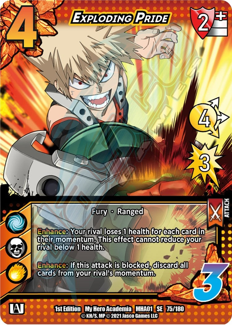 Image for Exploding Pride (UniVersus: My Hero Academia) (75/180) - UniVersus