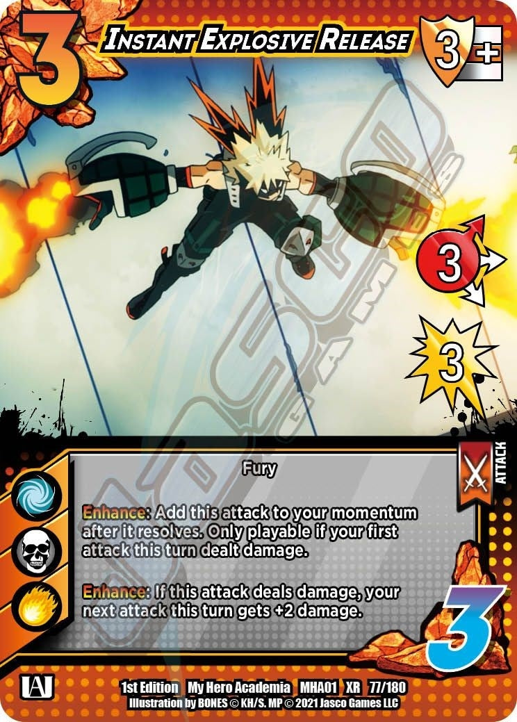 Image for Instant Explosive Release (XR) (UniVersus: My Hero Academia) (77/180) - UniVersus