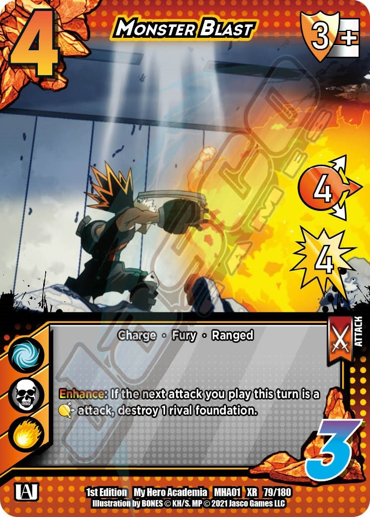 Image for Monster Blast (XR) (UniVersus: My Hero Academia) (79/180) - UniVersus