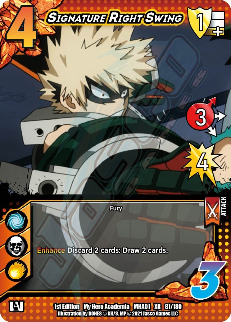 Image for Signature Right Swing (XR) (UniVersus: My Hero Academia) (81/180) - UniVersus