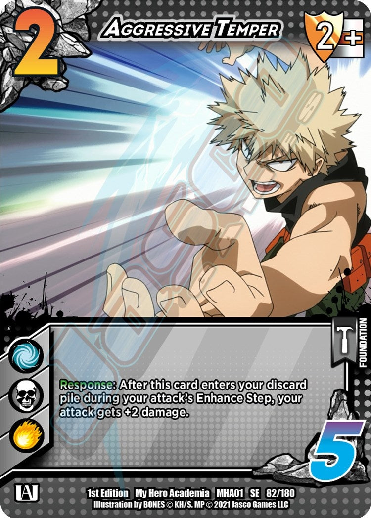 Image for Aggressive Temper (UniVersus: My Hero Academia) (82/180) - UniVersus