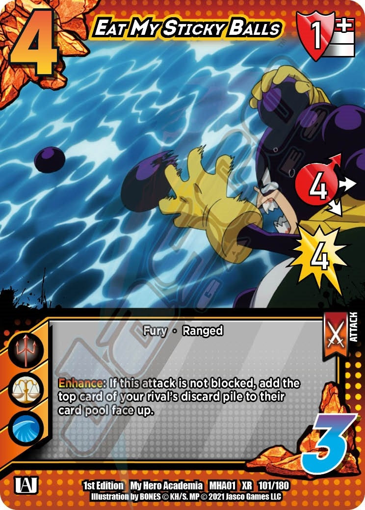 Image for Eat My Sticky Balls (XR) (UniVersus: My Hero Academia) (101/180) - UniVersus