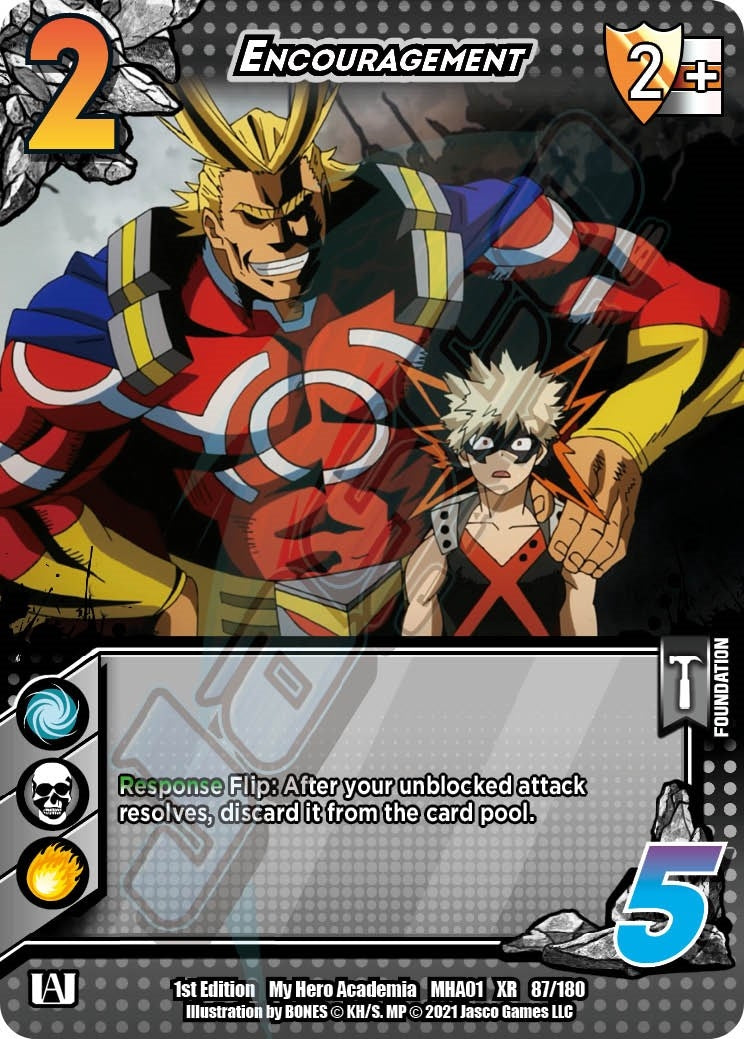 Image for Encouragement (XR) (UniVersus: My Hero Academia) (87/180) - UniVersus