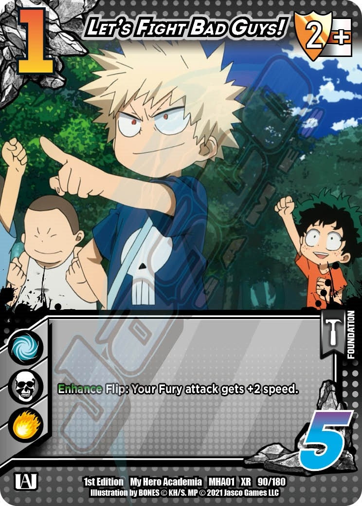 Image for Let's Fight Bad Guys! (XR) (UniVersus: My Hero Academia) (90/180) - UniVersus