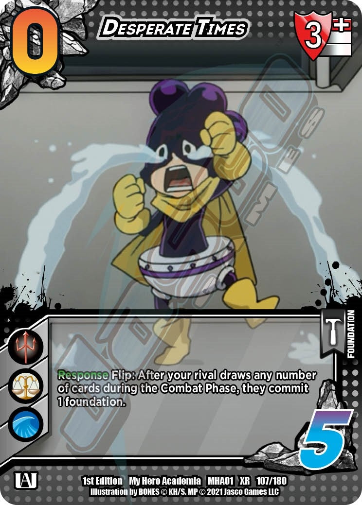Image for Desperate Times (XR) (UniVersus: My Hero Academia) (107/180) - UniVersus