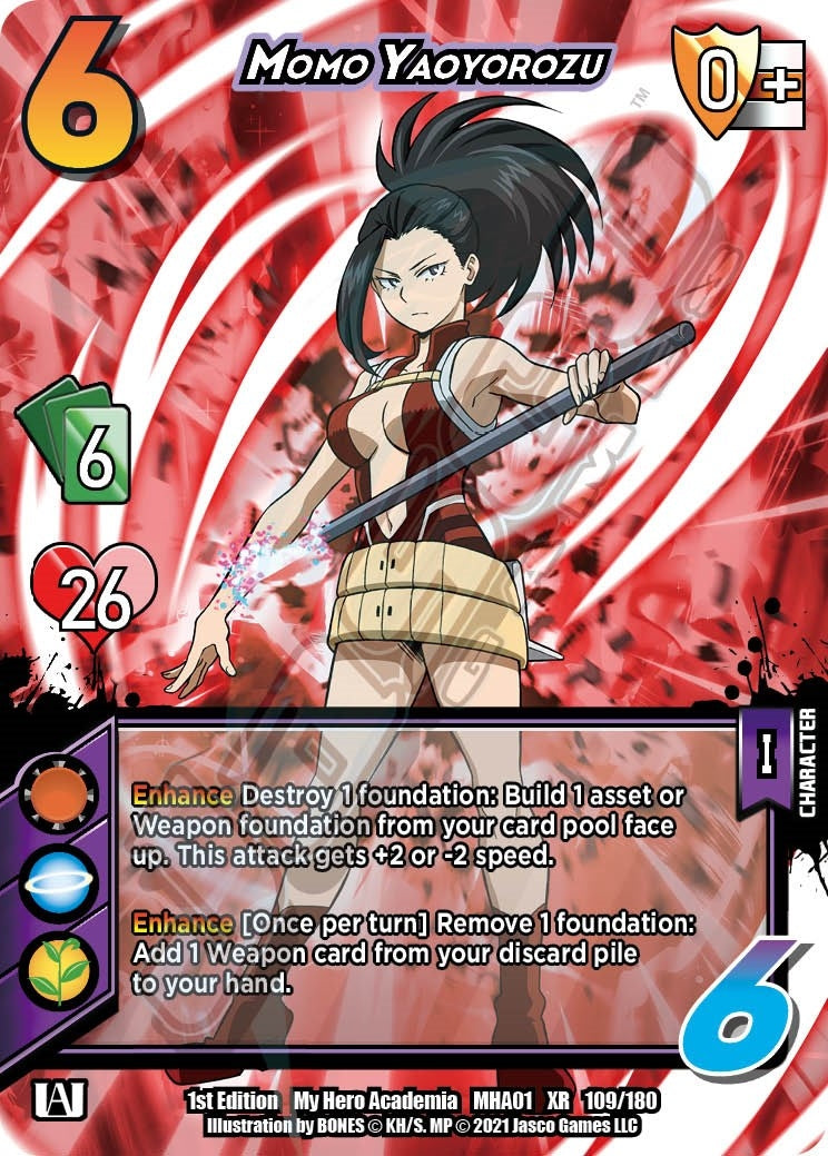 Image for Momo Yaoyorozu (XR) (UniVersus: My Hero Academia) (109/180) - UniVersus