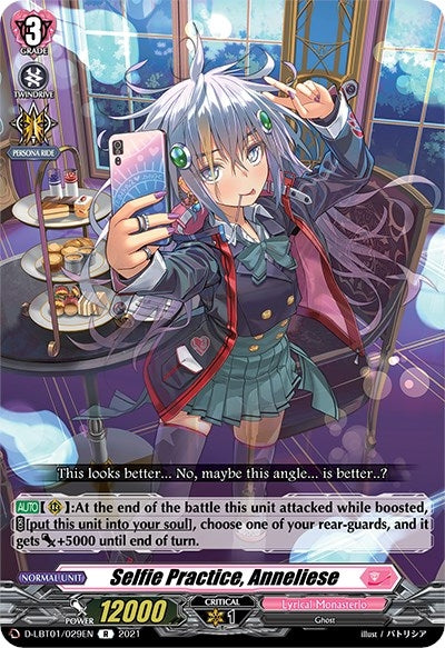 Image for Selfie Practice, Anneliese (D-LBT01: Lyrical Melody) (D-LBT01/029EN) - Cardfight Vanguard