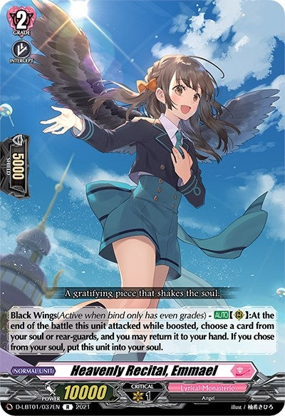 Image for Heavenly Recital, Emmael (D-LBT01: Lyrical Melody) (D-LBT01/037EN) - Cardfight Vanguard
