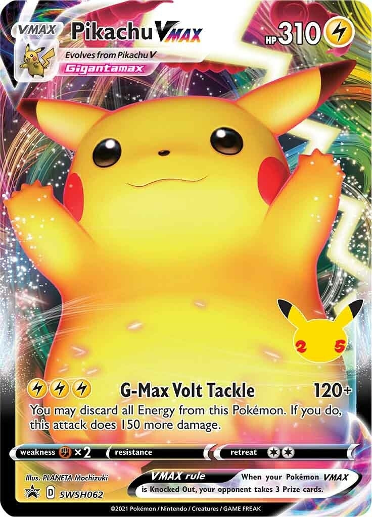 Image for Pikachu VMAX - SWSH062 (SWSH: Sword & Shield Promo Cards) (SWSH062) - Pokemon