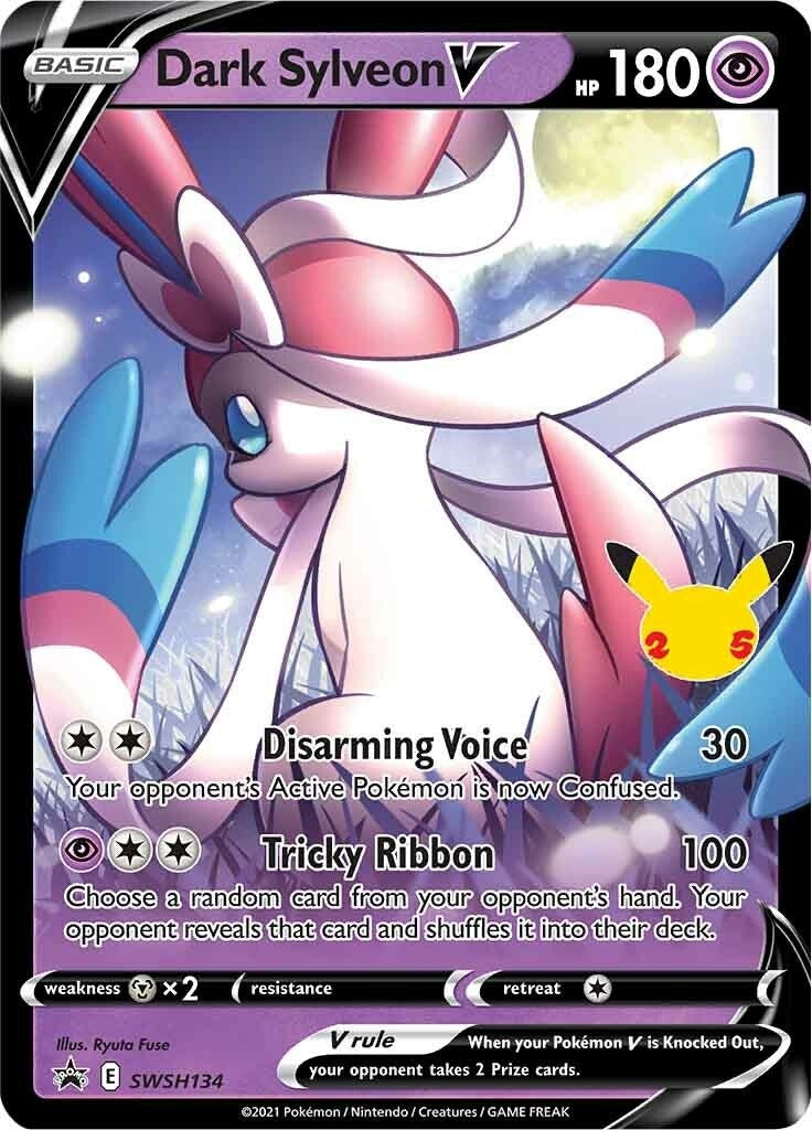 Image for Dark Sylveon V - SWSH134 (SWSH: Sword & Shield Promo Cards) (SWSH134) - Pokemon