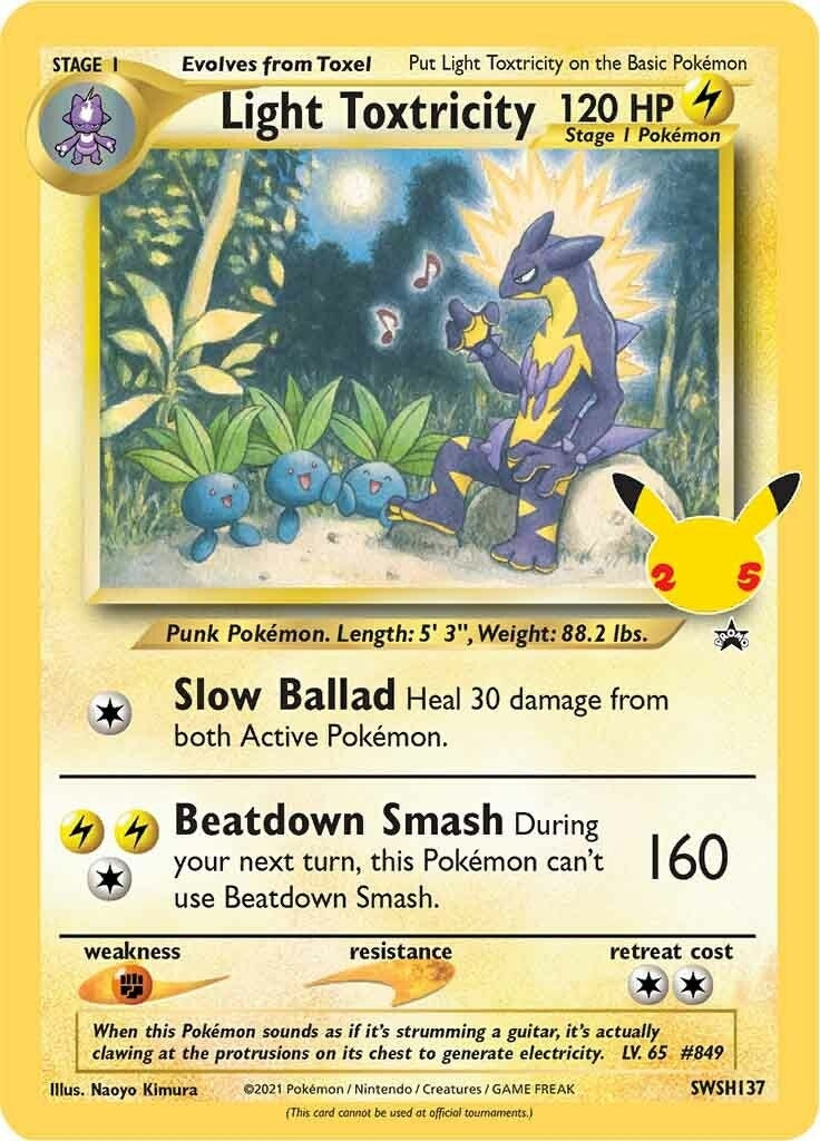 Image for Light Toxtricity - SWSH137 (SWSH: Sword & Shield Promo Cards) (SWSH137) - Pokemon